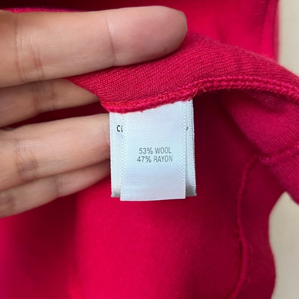 St. John Fuchsia Tailored Single Button Wool Blen… - image 5